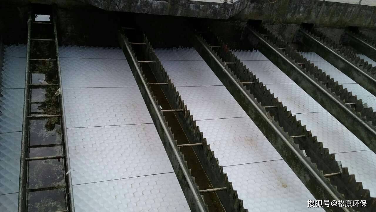农村污水处理池斜管填料工艺流程